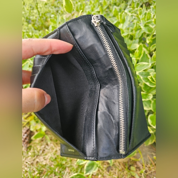 BALENCIAGA CASH VERT LONG WAL bi-fold long wallet - Picture 6 of 12